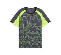PUMA individualLIGA Graphic Jersey jr, Maglie Bambino, Galactic Gray-Yellow Alert,