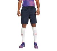 PUMA IndividualLIGA Training Shorts 2 (Open Pockets) - Pantaloncini Lavorati a Maglia Uomo, Club Navy, 659519