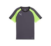 PUMA IndividualLIGAJersey Jr, Magliette Unisex - Bambini, Galactic Gray-Yellow Alert,
