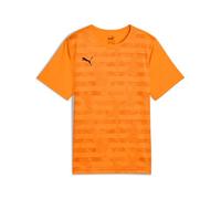 PUMA individualRISE Graphic Jersey Jr, Maglie Bambino, Heat Fire-PUMA Black,