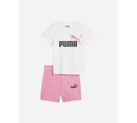 Puma Infant Tee+short White Pink - Set