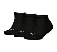 PUMA Invisible 3p, Calzini Unisex - Bambini e ragazzi, Black - New, 39-42