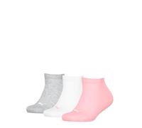 PUMA 194010001 Calzini da Sneaker, Acqua di Rose, 35-38 (Pacco da 3) Unisex-Bambini e Ragazzi