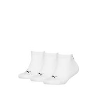 PUMA 194010001 Calzini da Sneaker, Bianco, 27-30 (Pacco da 3) Unisex-Bambini e Ragazzi