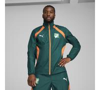 PUMA Ivory Coast 2025 Pre-match Woven Jacket Men, Abbigliamento, Dark Myrtle/Rickie Arancione, XXL XXL