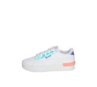 PUMA Jada Crystal Wings PS - Scarpe da Ginnastica, PUMA White-Peach Smoothie-PUMA Black,
