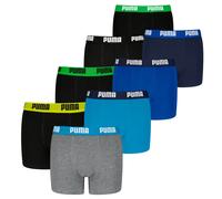 Puma Jungen Boxer Shorts 8er Pack Everyday Basic Boxers ECOM 8P, Cotone