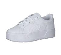 PUMA Karmen L, Sneakers Donna, White White Silver, 41 EU