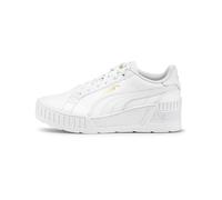 PUMA Karmen Wedge, Scarpe da Ginnastica Donna, Bianco White Gold, 41 EU
