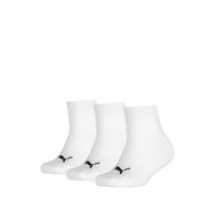 PUMA Quarter 3p, Calzini Unisex - Bambini e ragazzi, White - New, 31-34