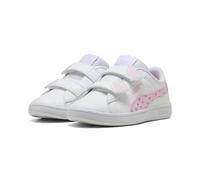 PUMA Kids Smash 3.0 Scarpe da ginnastica per bambini, Bianco e rosa., 13 UK Child