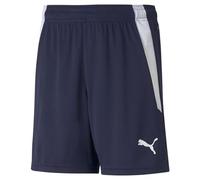 Puma Kids' TeamLIGA Shorts, Peacoat White, Small