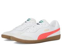 PUMA King 21 Indoor Trainer Scarpe da calcio da uomo, Bianco/Rosso Brillante, 44.5 EU