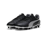 PUMA King Match Fg/AG Jr, Soccer Shoe Unisex - Bambini e Ragazzi, Puma Black Puma White Cool Dark Gray, 31 EU