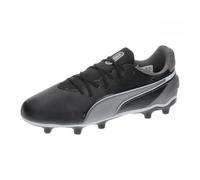 Puma King Match Fg/AG Jr, Soccer Shoe Unisex - Bambini e Ragazzi, Puma Black Puma White Cool Dark Gray, 33 EU