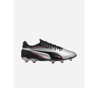PUMA King Match Fg/AG, Scarpe da Calcio Unisex - Adulto, Puma Silver Puma Black Sun Struck Puma White, 42 EU