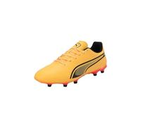 PUMA King Match Fg/Ag, Scarpe da calcio Unisex - Adulto, Sun Stream Puma Black Sunset Glow, 44 EU