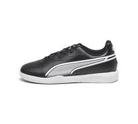 PUMA King Match IT JR, Soccer Shoe, Black White, 30 EU