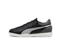 PUMA King Match IT Jr, Soccer Shoe, Black White-Cool Dark Gray, 30 EU