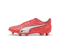 PUMA KING PRO MxSG Football Boots Unisex, Scarpe, Glowing Rosso/Bianco/Rosso Fire, 47 47