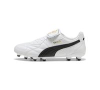 Puma King Top FG/AG - Scarpa da Calcio Unisex, Colore: Bianco e Nero, Taglia 44, Puma White Puma Black, 48.5 EU