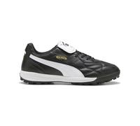 PUMA King Top Turf - Scarpe da calcio da allenamento da uomo, nero/bianco/oro, 44 EU