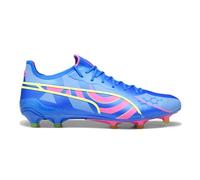 PUMA King Ultimate Energy Firm GroundArtifical Ground - Tacchetti da calcio da uomo con tacchetti e terreno solido, colore: blu, Blu, 42 EU