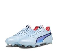 Puma King Ultimate FG/AG, Scarpe Sportive Unisex Adulto, Silver Sky Black-Fire Orchid, 45 EU, Silver Sky Puma Black Fire Orchid, 45 EU