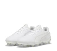 PUMA King Ultimate Launch Firm Ground - Scarpe da calcio da uomo, bianco, 42.5 EU