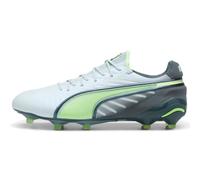 PUMA King Ultimate Firm GroundAg - Tacchetti da calcio da uomo, con tacchetti rinforzati, colore: nero, Rugiada glassata/Mela frizzante/Cieli grigi, 42 EU