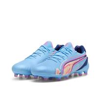 Puma King Ultimate Launch Firm Ground - Scarpe da Calcio da Uomo, Blu e Rosa, 43 EU