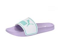 PUMA Leadcat 2.0, Sandali a Ciabatta Unisex-Adulto, White Mint Vivid Violet, 43 EU