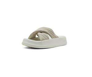 PUMA Leadcat Sandali da donna con plateau, blu pacifico-bianco, 38, Bianco caldo della polvere del deserto, 2.5 UK