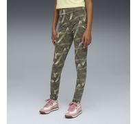 PUMA Leggings a vita alta Bowtique da ragazza, Abbigliamento, Loden Verde, 15-16Y 15-16Y