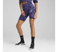 PUMA Leggings corti a vita alta ESS NATURE 2.0 da 7" da donna, Blu Crystal, S S