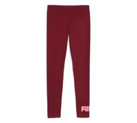 Puma Essentials 2 Color Logo Leggings Girl Pantaloni aderenti da bambina ruby