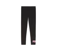 Puma Leggings Essential 2 Color Black/Poised Pink da Bambina 128 Nero