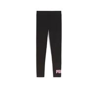 Puma Leggings Essential 2 Color Black/Poised Pink da Bambina 164 Nero