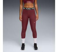 Puma - W Puma Strong Tight - Hw Fl Bordeaux - Abbigliamento S Bordeaux