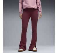 PUMA Leggings svasati a vita alta HER da donna, Accessori, Rosso, XS XS