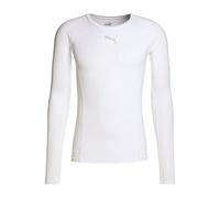 Puma Liga Baselayer LS Warm, Maglietta Compressione Uomo, White, XXL