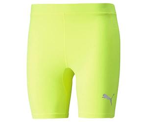 PUMA Liga Baselayer Short Tight, Collant Uomo, Yellow Alert, L