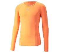Puma Liga Baselayer Tee Ls Maglia A Manica Lunga, Arancione, XXL Uomo