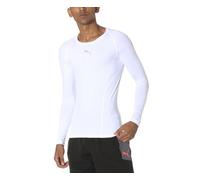 Puma Liga Baselayer Tee Ls Maglia A Manica Lunga, Bianco (White), L Uomo