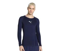 Puma Liga Baselayer Tee Ls Maglia A Manica Lunga, Blu (Blue Marine), XL Uomo