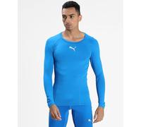 Puma Maglia Baselayer Liga a manica lunga Blu (Electric Blue Lemonade) XL Uomo