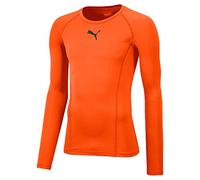 Puma Liga Baselayer Tee Ls Maglia A Manica Lunga, Golden Poppy, M Uomo