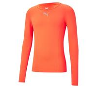 PUMA Liga Baselayer Tee LS Maglia A Manica Lunga, Neon Sun, S Uomo