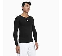 Puma Liga Baselayer Tee Ls Maglia A Manica Lunga, Nero, L Uomo