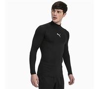 PUMA Liga Baselayer Tee LS Warm, T-Shirt Uomo, Black, L
